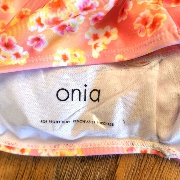 New Onia Marie Tie front One-Piece Swimsuit - Picture 3 of 7